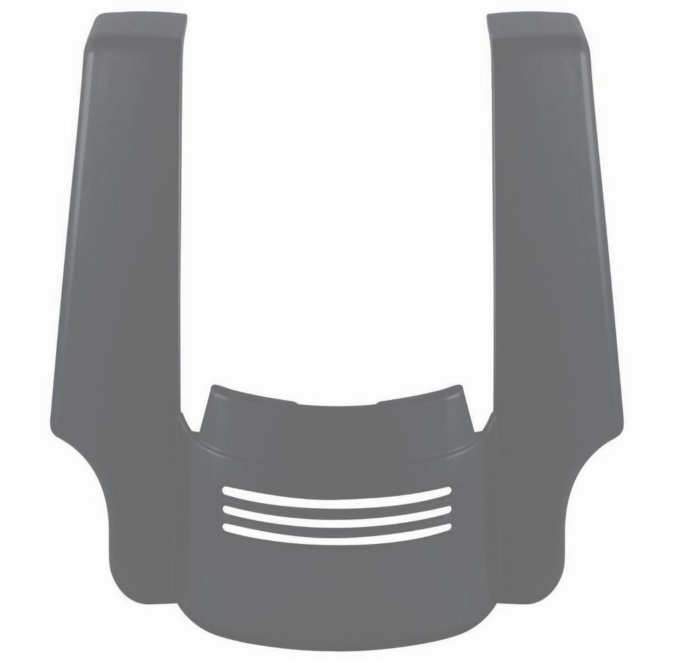 Hog Workz 4インチ　Tri-Bar フェンダーエクステンション　チャコールデニム-02