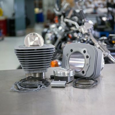 S&S　スポーツスター 1200->1250ccコンバージョン＆ハイコンプピストンキット　シルバー