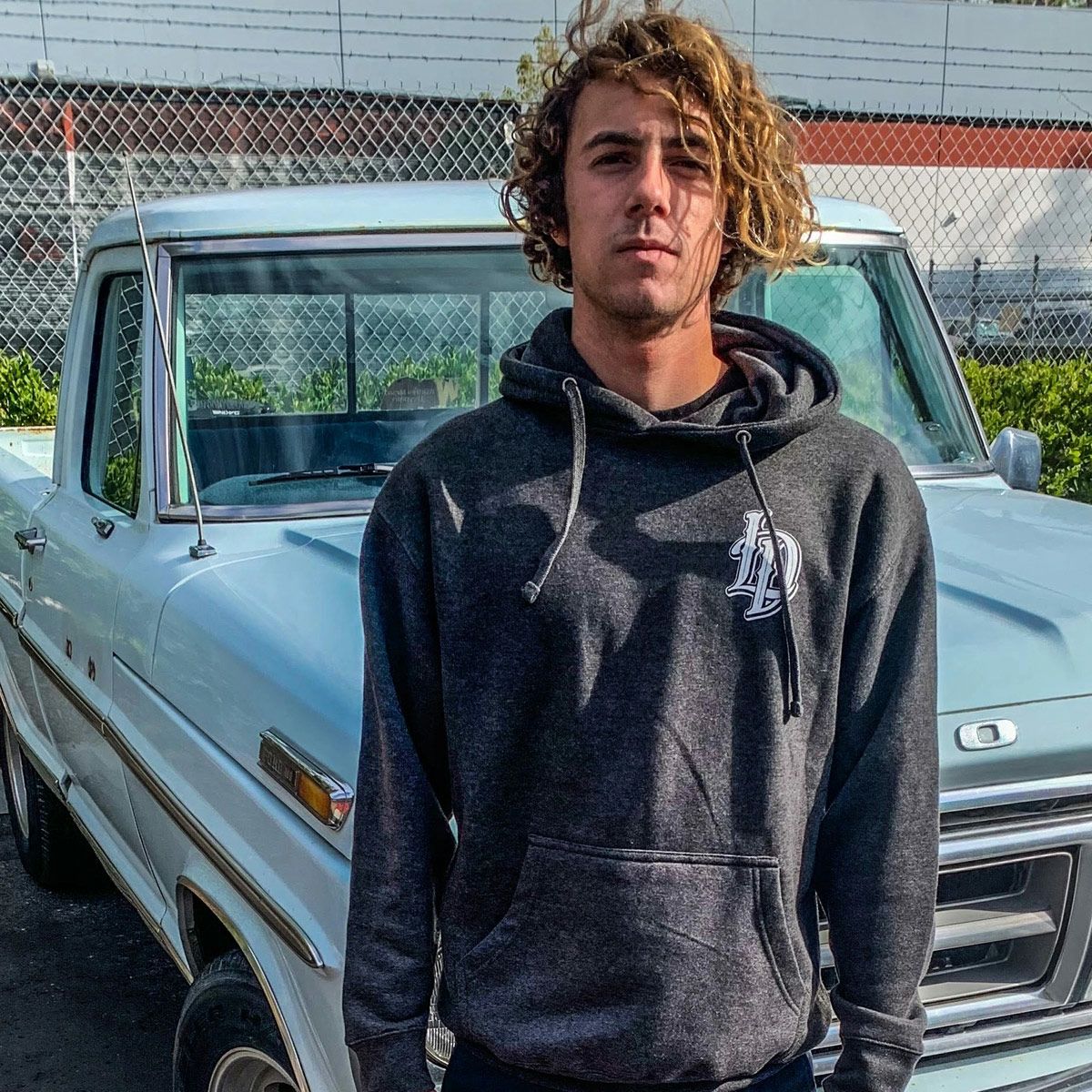 Lucky Daves　ダイアモンド・フーディー　チャコール-02