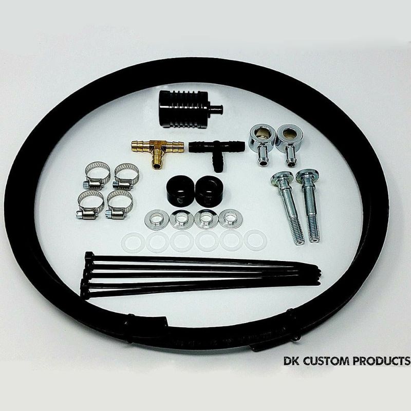 DKcustom アレンネス INVERTEDエアクリーナー用 ブリーザーオイルキャッチタンク (ブラック)-01