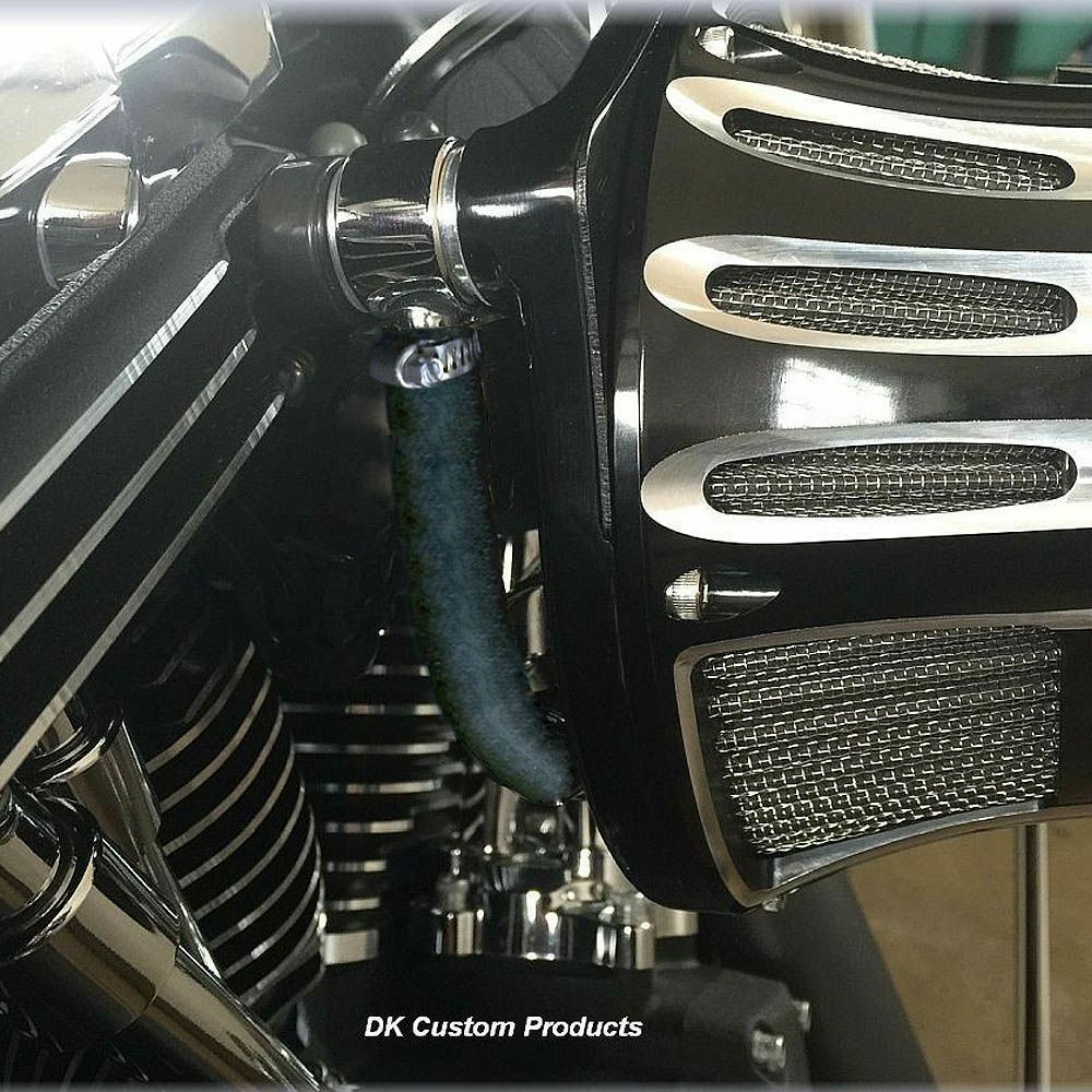 DKcustom アレンネス INVERTEDエアクリーナー用 ブリーザーオイルキャッチタンク (ブラック)-04