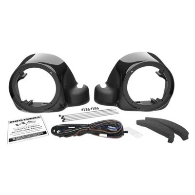 ハーレー、ツーリングモデル用6.5インチ ロアスピーカー･アダプター ツインクールド用 WILD BOAR AUDIO