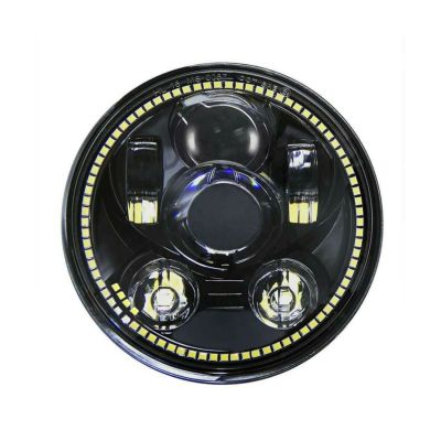 WMW プロジェクターLED 5-3/4インチ・ヘッドライト LEDリング　ブラック