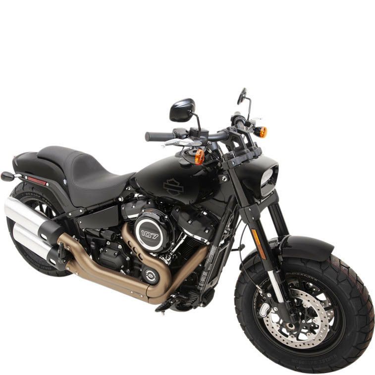 DRAG SPECIALTIES　FXFB プレデター シート スムース 太陽光反射レザー-01