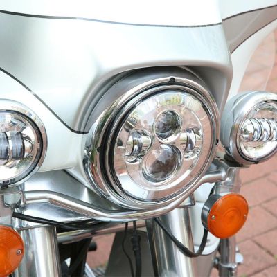 WMW LED 7インチ ヘッドライト　クローム