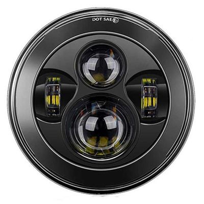 WMW LED 7インチ ヘッドライト　ブラック
