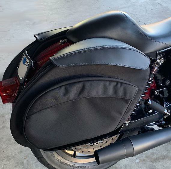 Leather Pros レトロV3 デタッチャブル・サドルバッグ ダイナ  