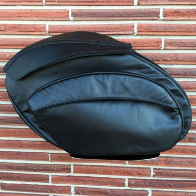 Leather Pros レトロV3 デタッチャブル・レザーサドルバッグ 左用　ダイナ