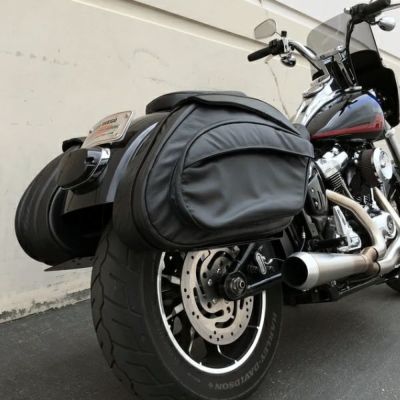 Leather Pros　RetroV3 バリスティック・デタッチャブル・サドルバッグ　M8ソフテイル用