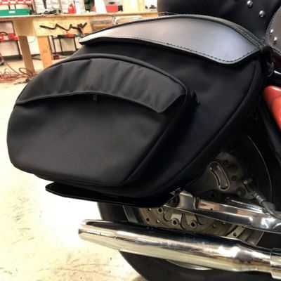 新古品　Leather Pros　RetroV3 サドルバッグ左右　　#556556