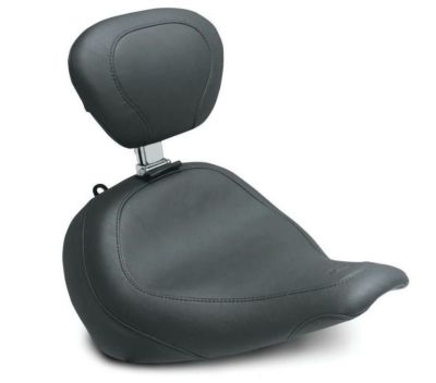 【セール】Mustang  ワイドトリッパー バックレスト付きソロシート　ハーレー、M8ソフテイル FLFB/S