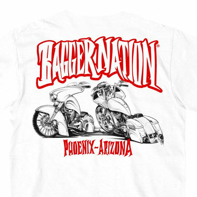 ポール ヤフィ バガー ネーション Tシャツ Twin Bikes-02