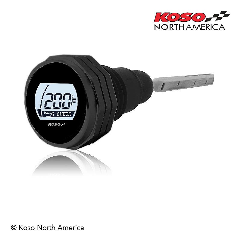 KOSO デジタル油温計オイルディップスティック　ブラック-01