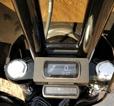 BILTWELL ダッシュパネル マウントゲージ ブラック |ハーレー