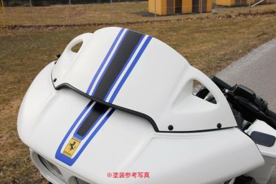 Cult Werk レーシングウインドシールド　無塗装　FLTR
