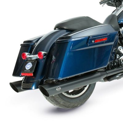 スラッシュカット スリップオンマフラー ソフテイルモデル用