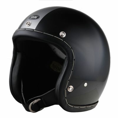 ゆ*ん様 SHM ジェットヘルメット グレー 収納袋付き SHM HAND STITCH ジェットヘルメット Lot-113 ガンシップグレー