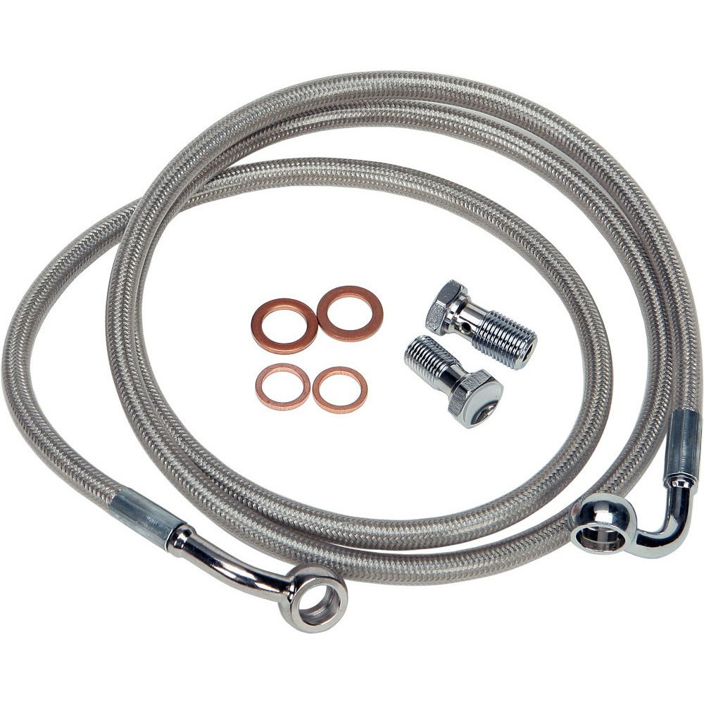 Hard Drive 1インチプラス・ブレーキラインキット シルバー-01