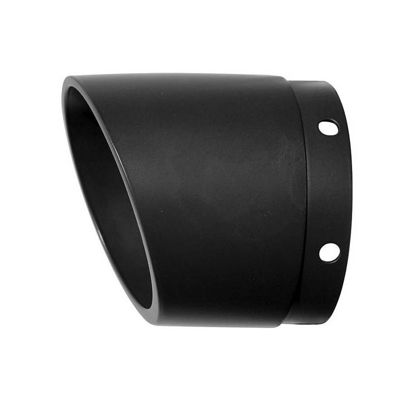 Rush（ラッシュ）アングルカットテーパーエンドキャップ　ブラック-01