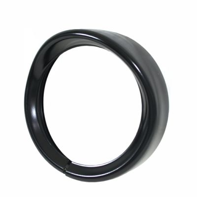 WMW バイザースタイル ヘッドライトトリムリング 7インチ用　半艶ブラック