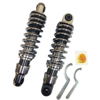 Drag Specialties ローダウン・サスペンション 10.5インチ クローム ダイナ用