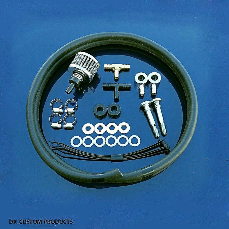 DKcustom アレンネス　INVERTEDエアクリーナー電子制御用 ブリーザーキット-01