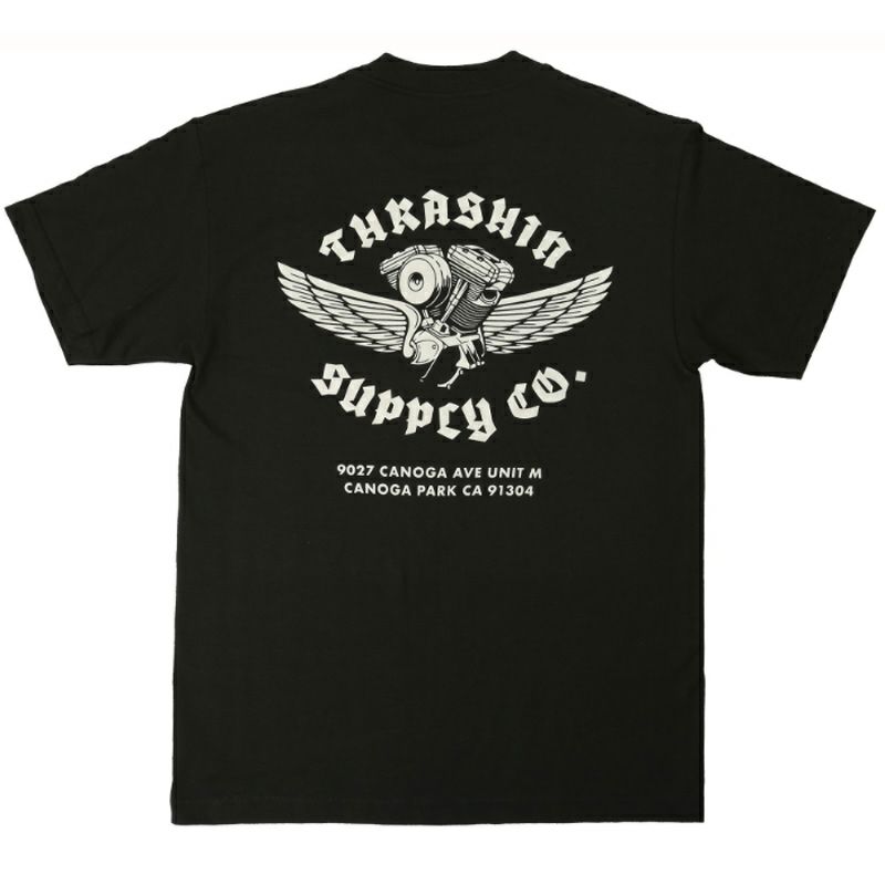 Thrashin Supply 「Shop」Tシャツ ブラック-01