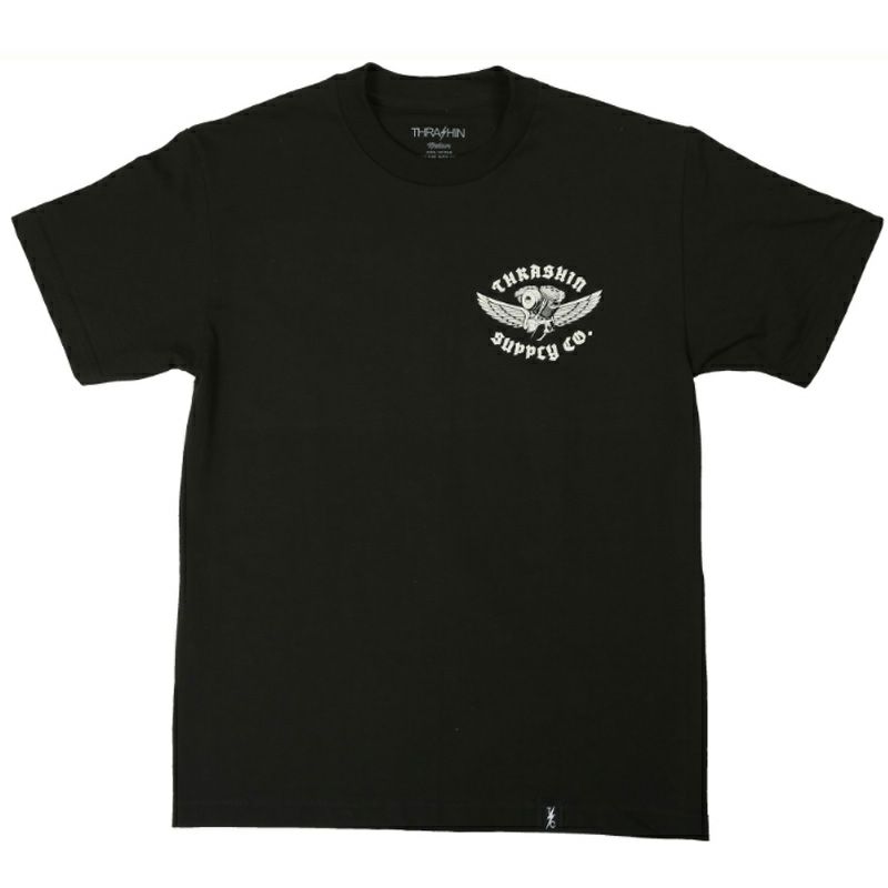 Thrashin Supply 「Shop」Tシャツ ブラック-02