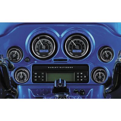 ハーレー、ツーリングモデル用アナログ/デジタル 6メータキット クロームベゼル　DAKOTA DIGITAL