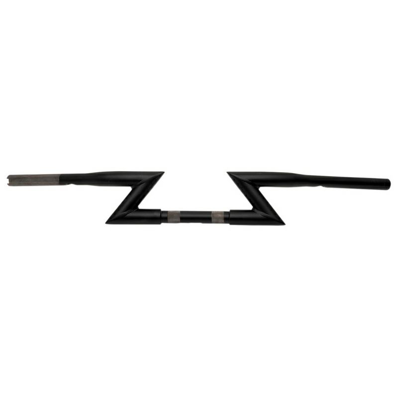 LA Choppers アウトローZ・Zハンドルバー 1.25インチ フラットブラック-01