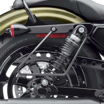 サドルバッグサポート グロスブラック　スポーツスター