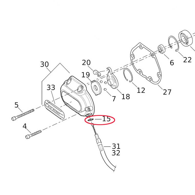 クラッチ ケーブル Oリング-02