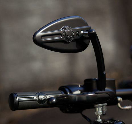 ウィリーG スカル ティアドロップミラー　ブラック-03