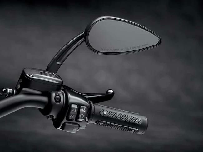 ウィリーG スカル ティアドロップミラー　ブラック-04