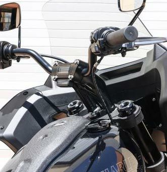 スラッシンサプライ(THRASHIN SUPPLY) 6.5インチ プルバックライザー ブラック　FXBR、FXBB、FXLRST
