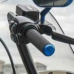 アレンネス ナールド・フュージョン グリップ ブルー　電子制御スロットル