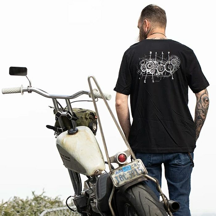 BIILT WELL【ビルトウェル】カムシャフトポケットTシャツ-04