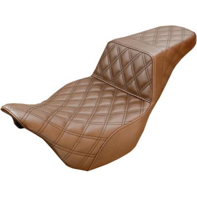 【SALE】SaddleMen LS-ステップアップシート ブラウン　ハーレー、ツーリングモデル用