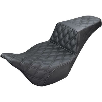 【SALE】SaddleMen LS-ステップアップシート ブラック　 ハーレー、ツーリングモデル用