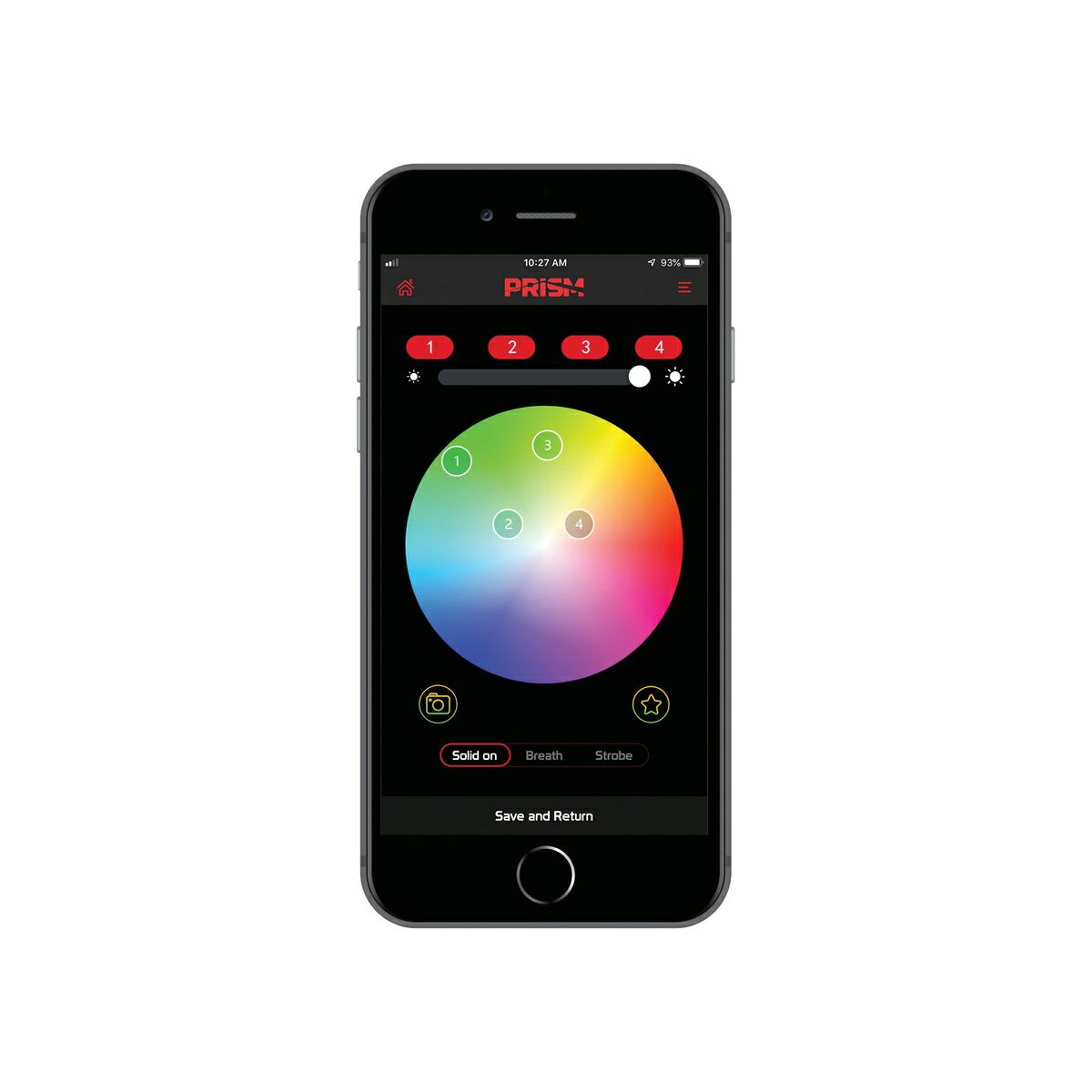 クリアキン オービット プリズムプラス 4-1/2インチ LED補助ライト ブラック-04