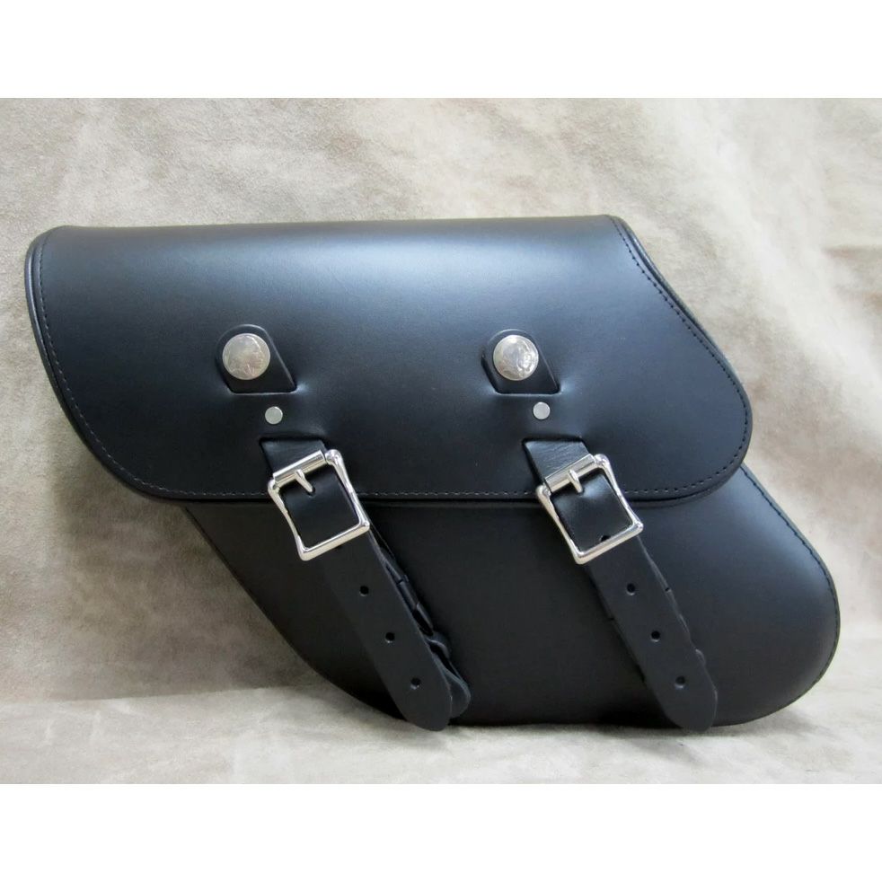 レザーワークス ダイナ・本革サイドバッグ 左用 ブラック-01