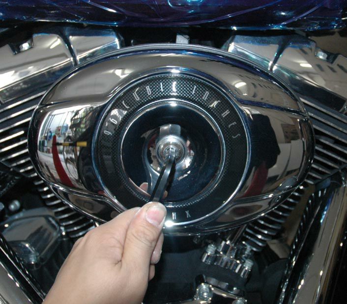 エアクリーナー・スクリュー  クローム-02