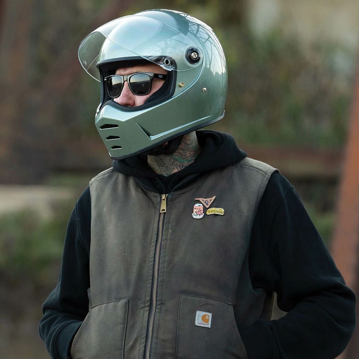 ビルトウェル レーンスプリッター ヘルメット メタリック　オリーブ-09