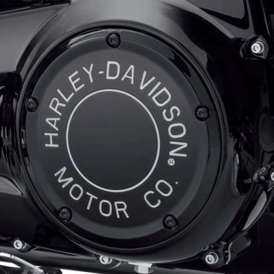 H-D Motor Co.コレクション　ダービーカバー　グロスブラック　ツーリング