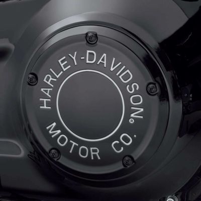H-D Motor Co.コレクション　ダービーカバー　グロスブラック　ソフテイル