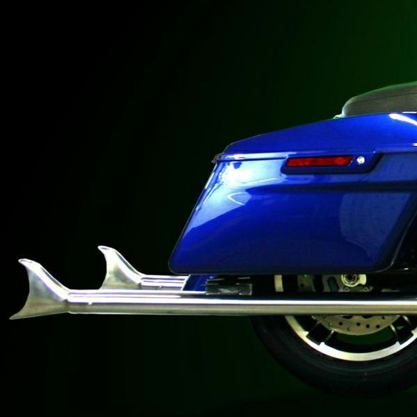 サムソン トゥルーデュアル・フルエキゾーストマフラー フィッシュ  