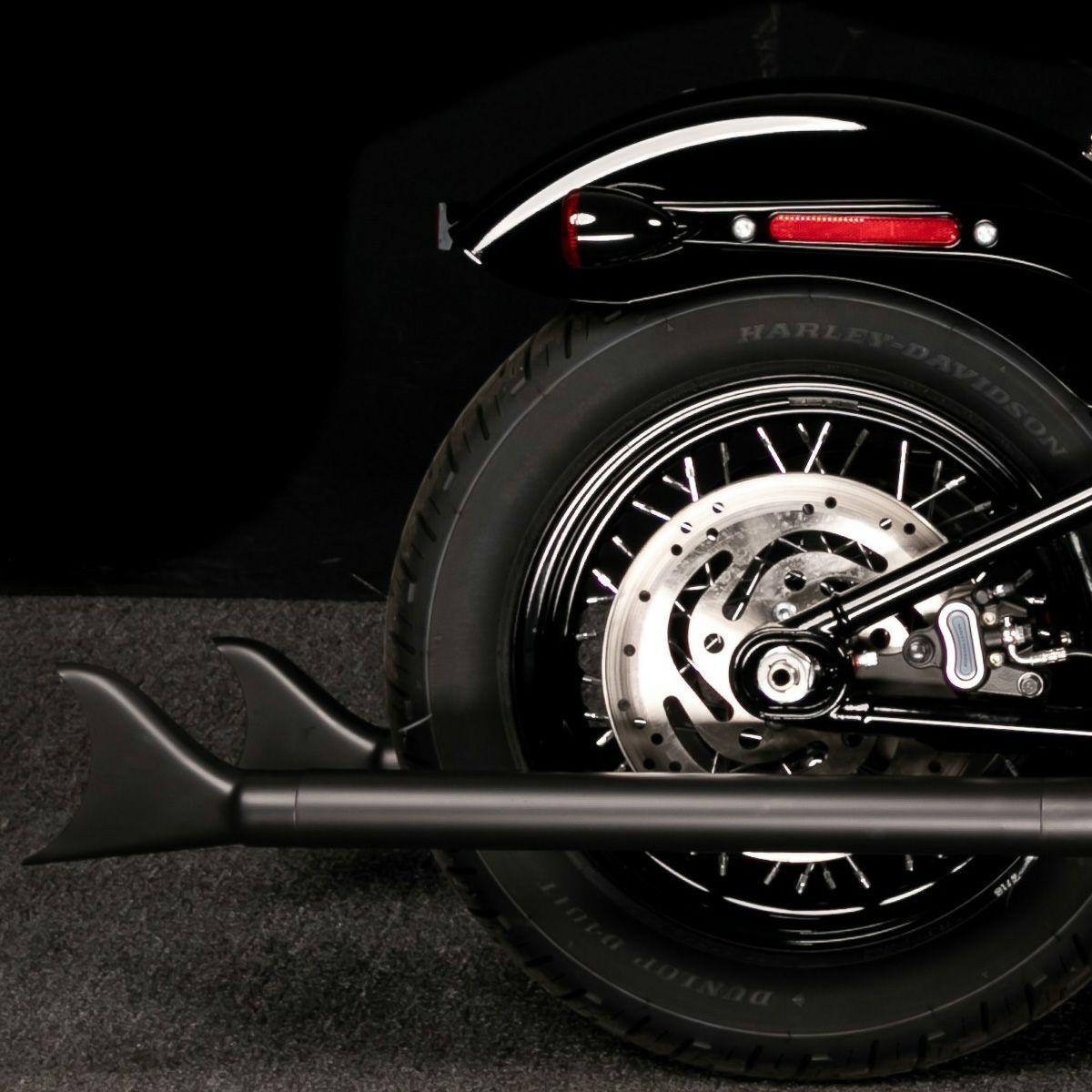 サムソン トゥルーデュアル・フルエキゾーストマフラー フィッシュ  