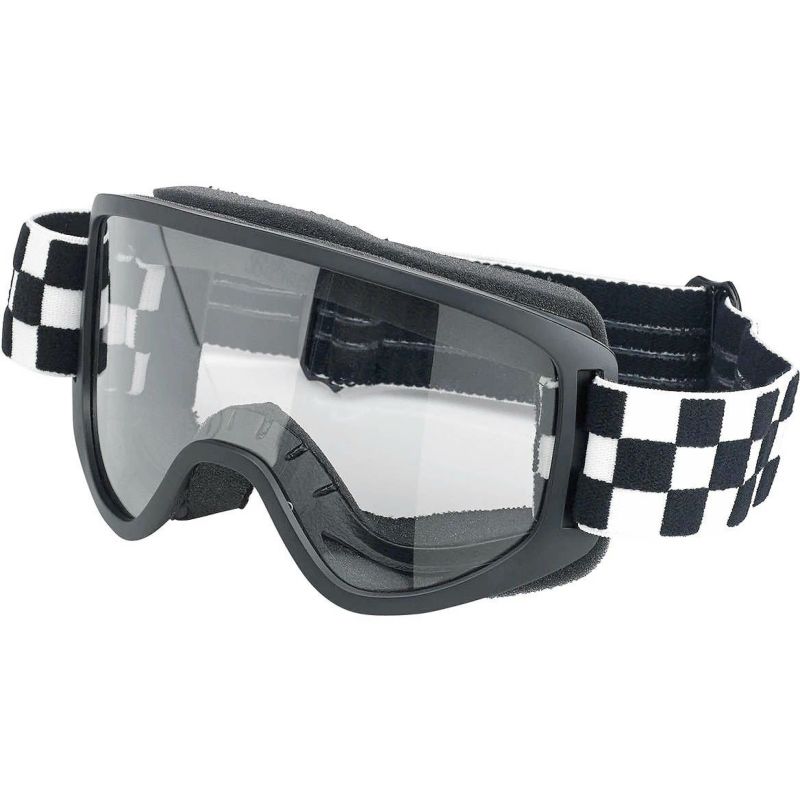 BILTWELL(ビルトウエル) Moto 2.0 Goggles チェッカーズ ブラック-01