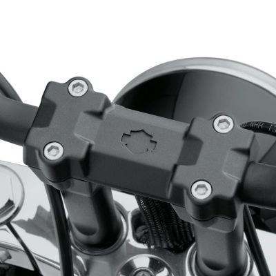トップクランプキット　ブラック　1インチハンドル用