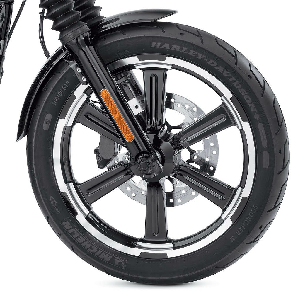 アナイアレイター カスタムホイール 19インチ フロント ハイライト入りグロスブラック　FXBB/S-01